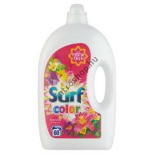 Surf mosószer folyékony 3 L 60 mosás Színes és Fehér ruhához - Tropical
